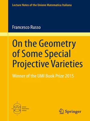 cover image of On the Geometry of Some Special Projective Varieties